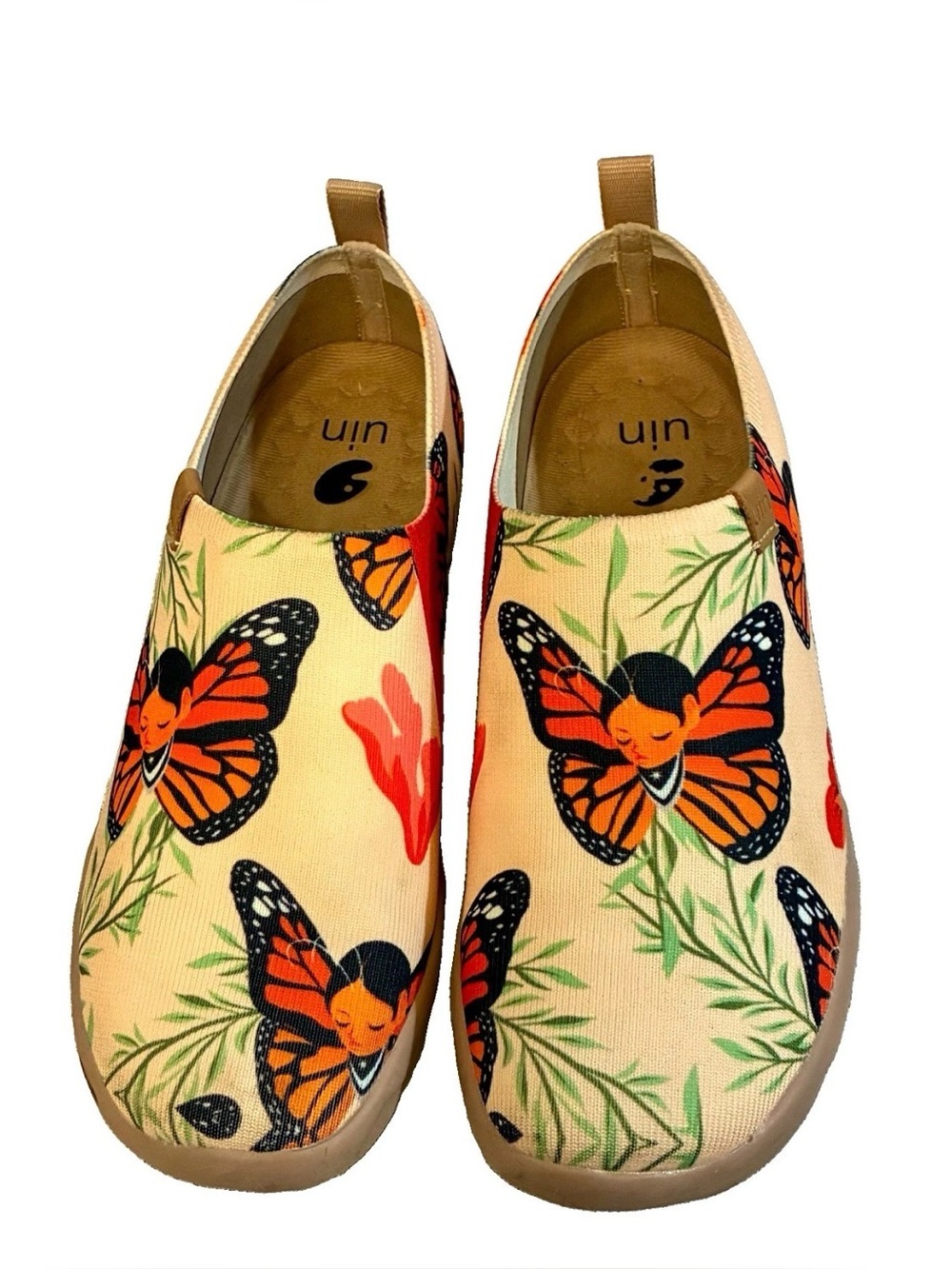 UIN Toledo Size 8 Fairy Butterfly Walking Shoes